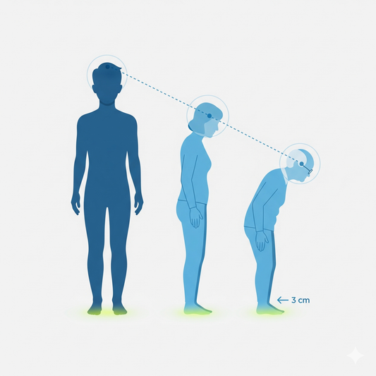 ¿Sabías que encogemos hasta 3 cm al envejecer? Tus pies tienen mucho que ver