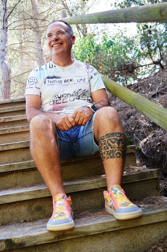 Floralia | Calzado Barefoot unisex con puntera ancha y suela flexible | Flux