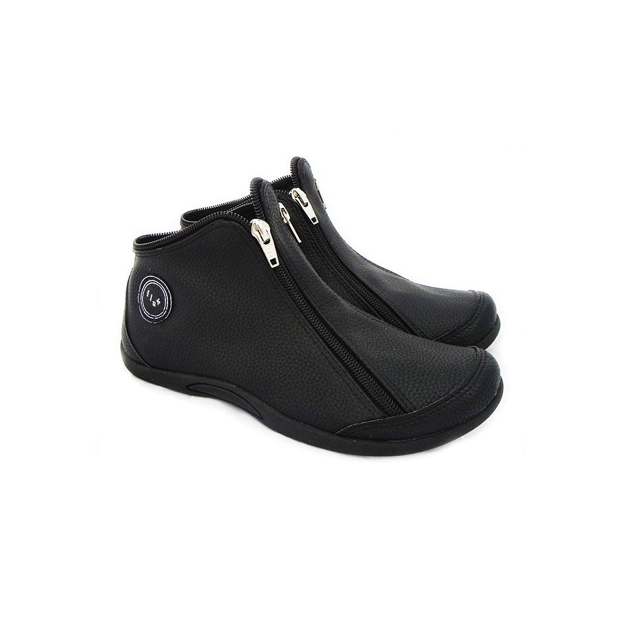 Moka Black | Botita con cremalleras - Flux Concept Store