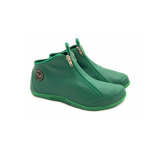 Moka Green | Botita con cremalleras - Flux Concept Store
