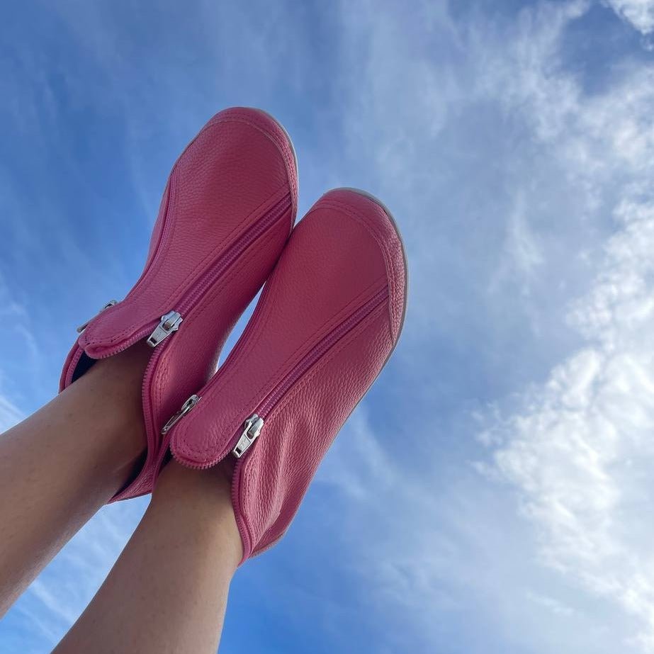 Moka Pink | Botita con cremalleras - Flux Concept Store
