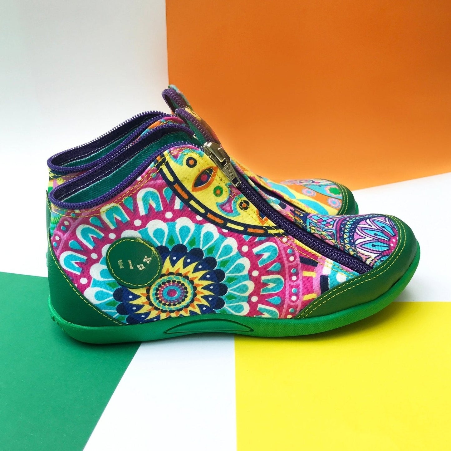 Rainbow | Botita con cremalleras - Flux Concept Store