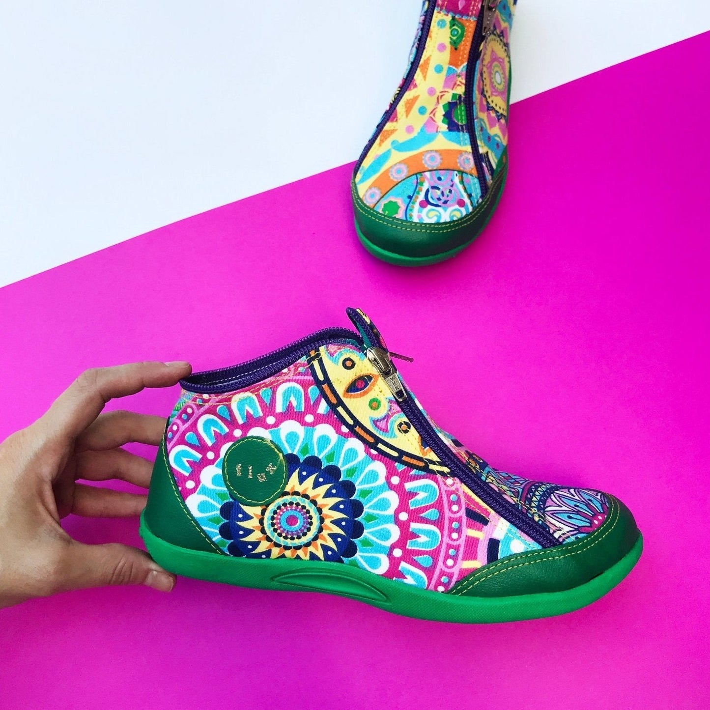 Rainbow | Botita con cremalleras - Flux Concept Store