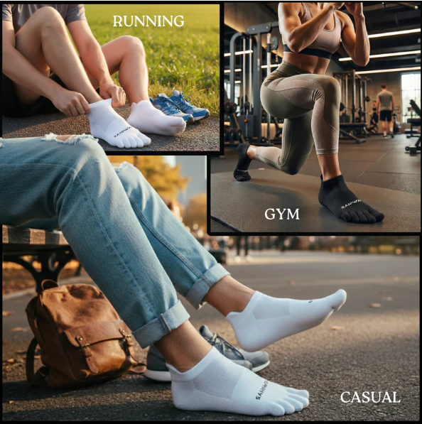 Calcetines Barefoot cinco dedos | Movimiento natural · Flux ·