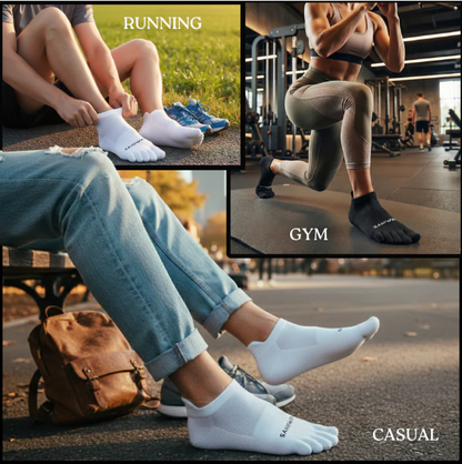 Calcetines Barefoot cinco dedos | Movimiento natural · Flux ·