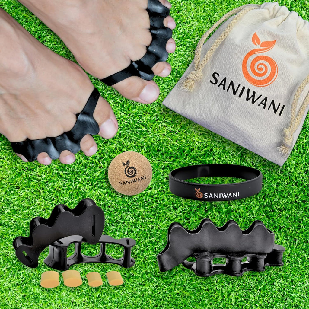 Separadores de dedos barefoot | Movimiento natural · Flux ·  Kit funcional completo para los pies