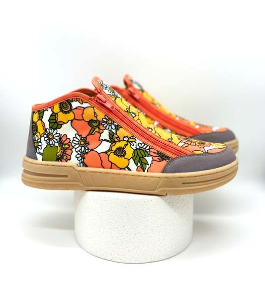 Floralia | Calzado Barefoot unisex con puntera ancha y suela flexible | Flux