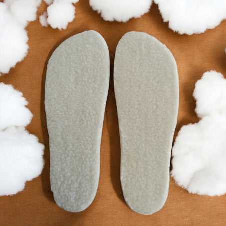 Plantilla Borreguillo Barefoot Calentita — Pies Cálidos en Invierno | Borreguillo Vegano Suave