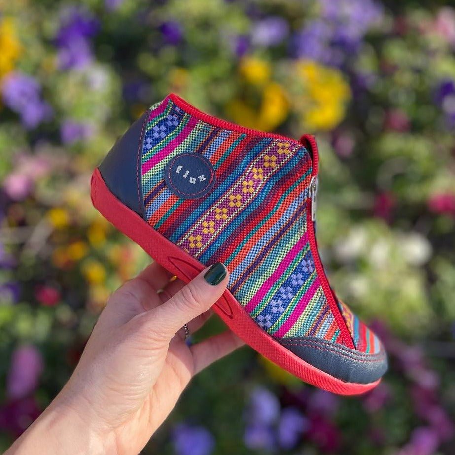 Aguayo Red | Botita con cremalleras - Flux Concept Store
