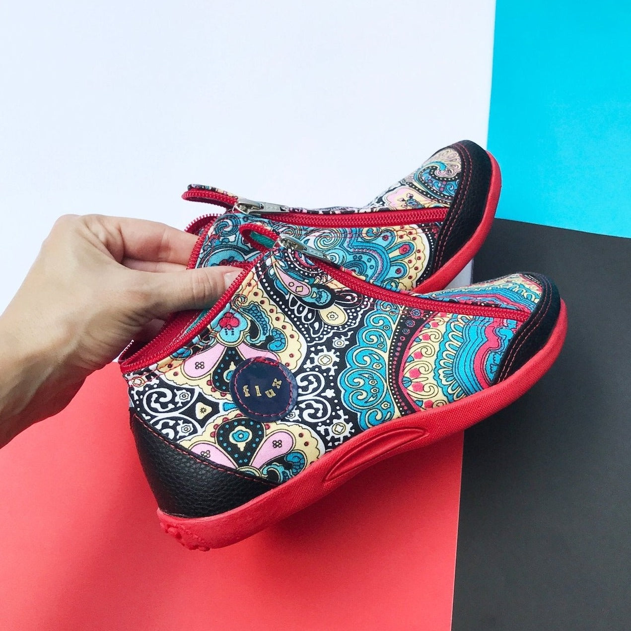 Atlántico | Botita con cremalleras - Flux Concept Store