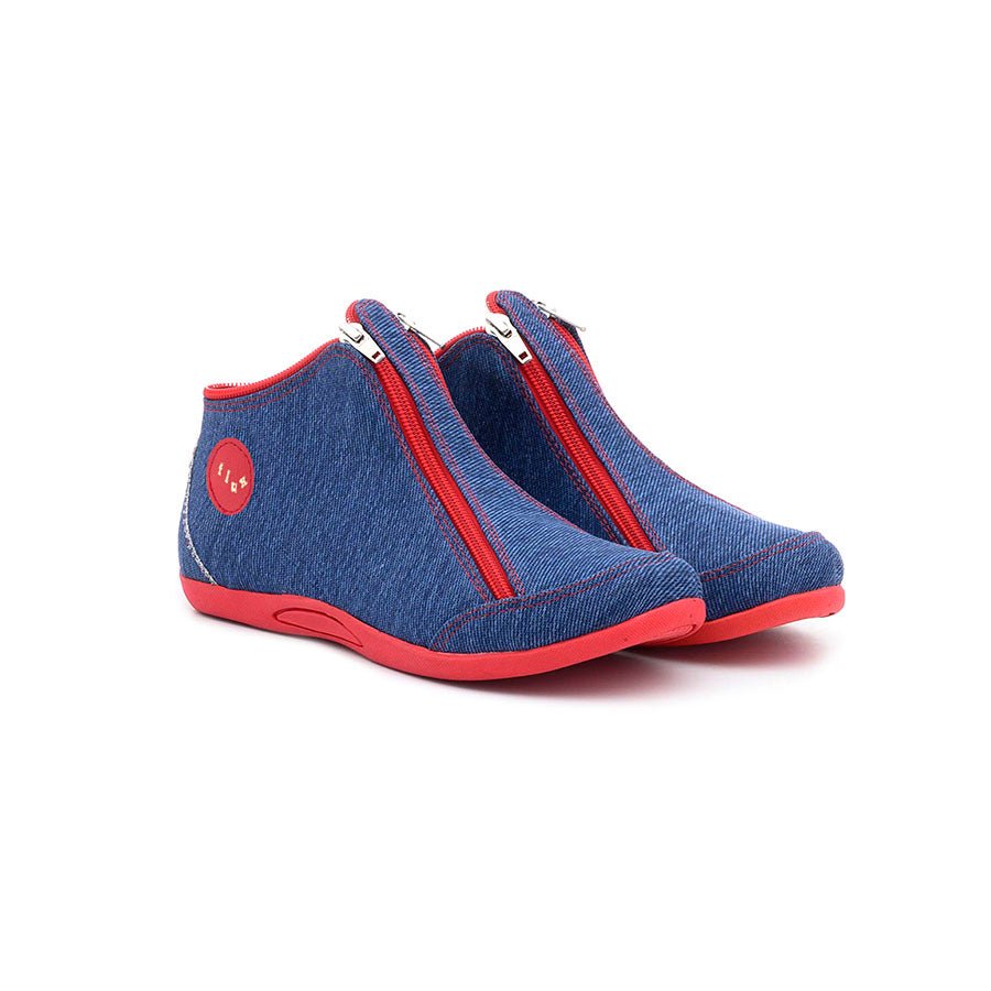 Blue jean | Botita con cremalleras - Flux Concept Store