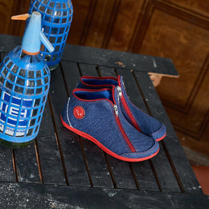 Blue jean | Botita con cremalleras - Flux Concept Store