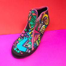 Cargar imagen en el visor de la galería, Carnaval | Botita con cremalleras - Flux Concept Store
