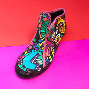 Carnaval | Botita con cremalleras - Flux Concept Store