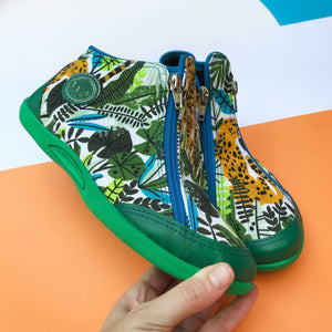 Amazonas Green | Botita con cremalleras