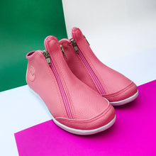 Cargar imagen en el visor de la galería, Moka Pink | Botita con cremalleras
