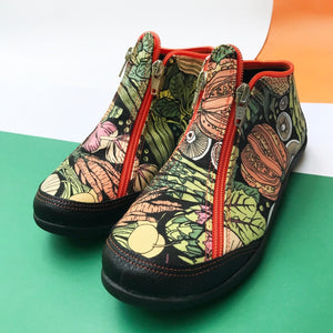 Huerta | Botita con cremalleras - Flux Concept Store