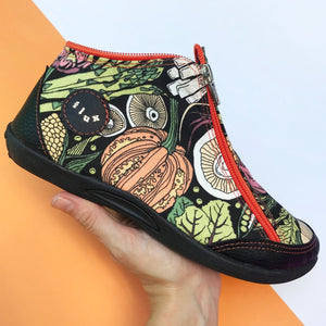 Huerta | Botita con cremalleras - Flux Concept Store