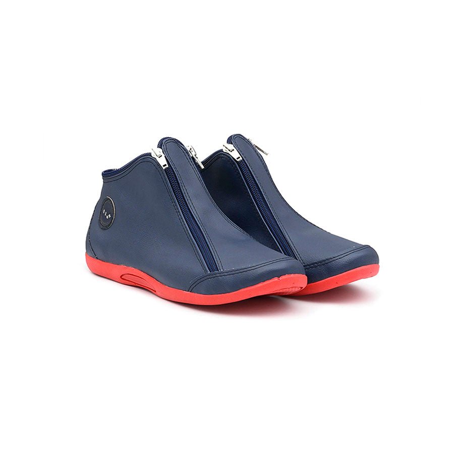 Moka Blue | Botita con cremalleras - Flux Concept Store