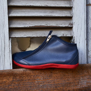 Moka Blue | Botita con cremalleras - Flux Concept Store