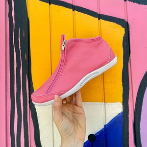 Moka Pink | Botita con cremalleras - Flux Concept Store