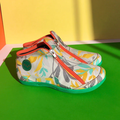 Pétalo Gris | Botita con cremalleras - Flux Concept Store
